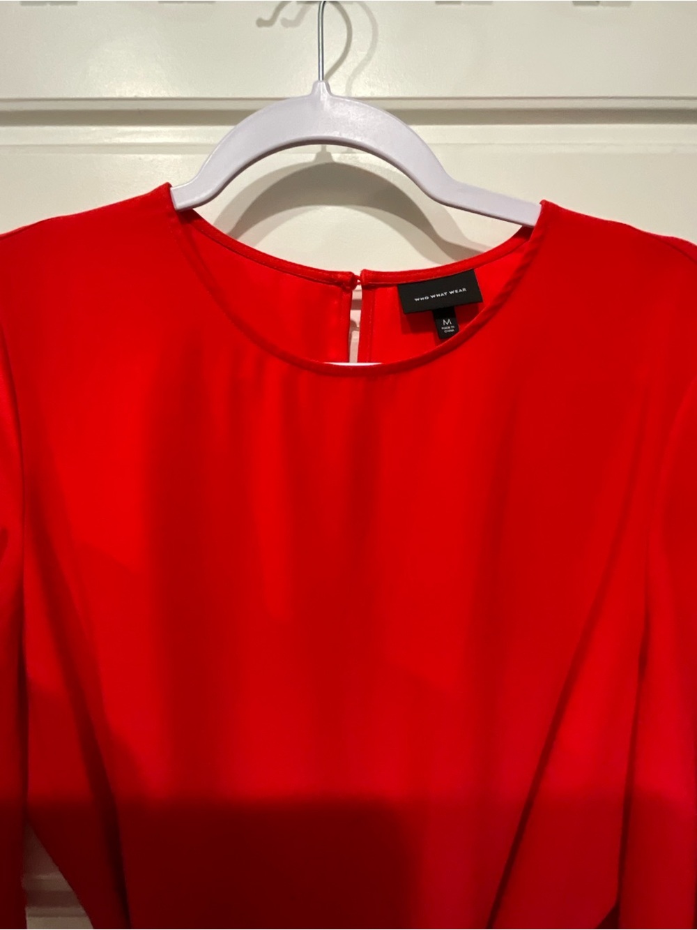 Who What Wear Red Maxi Dress Women Size [M] Flowy Casual
